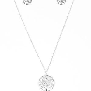 Tree of life earrings and necklace